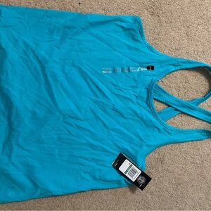 Under Armour Blue Fitted Sleeveless Tank Top